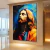 Quadro Jesus Colorido na internet