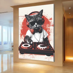 Quadro Dj Cat