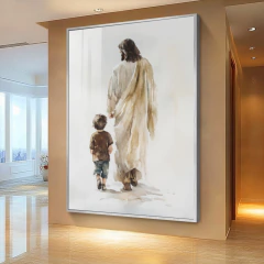 Quadro Caminhando Com Jesus
