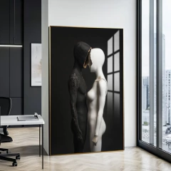 Quadro Modelo Escultura Casal Ii