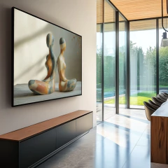 Quadro Escultura De Madeira