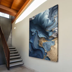 Quadro Abstrato Azul