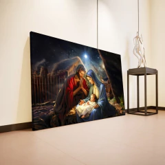 Quadro Jesus na Manjedoura