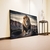Quadro Leão Na Montanha Horizontal - Decorarte Brasil | A Melhor Loja para comprar Quadros Decorativos do Brasil, com entrega rápida e qualidade PREMIUM.