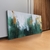 Quadro Abstrato Verde Elo Celestial