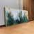 Quadro Abstrato Verde Elo Celestial na internet