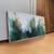 Quadro Abstrato Verde Elo Celestial - Decorarte Brasil | A Melhor Loja para comprar Quadros Decorativos do Brasil, com entrega rápida e qualidade PREMIUM.