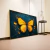 Quadro Borboleta Amarela Fundo Azul - loja online