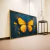 Quadro Borboleta Amarela Fundo Azul na internet