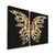 Quadros Duo Golden Burtterfly - comprar online