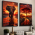 Quadro Duo Elefante Savana