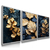 Quadros Trio Flores de Outono - loja online