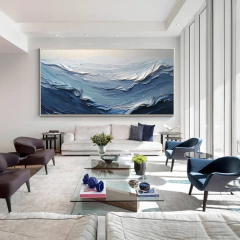 Quadro Oceano Abstrato