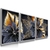 Quadros Trio Flowers Gold - loja online