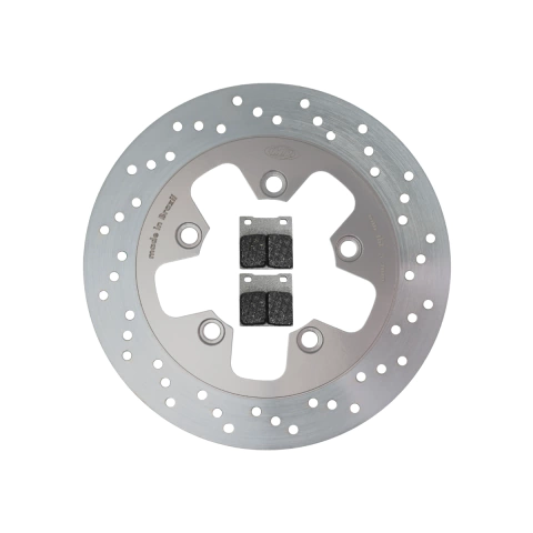 Disco Freio Tras + Pastilha Suzuki Bandit 600 1200 1995 2005