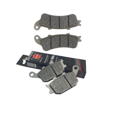 Jg Pastilha Freio Kawasaki Vulcan 650s Carbono Kit