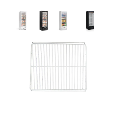 Grade Prateleira Original Gelopar 54,5x45,5 Geladeira Cervejeira 410L Gptu 37/40/410 + 4 Suportes - comprar online