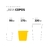 COPO BAIXO 170 ML FOSCO - BRANCO / gourmet - comprar online