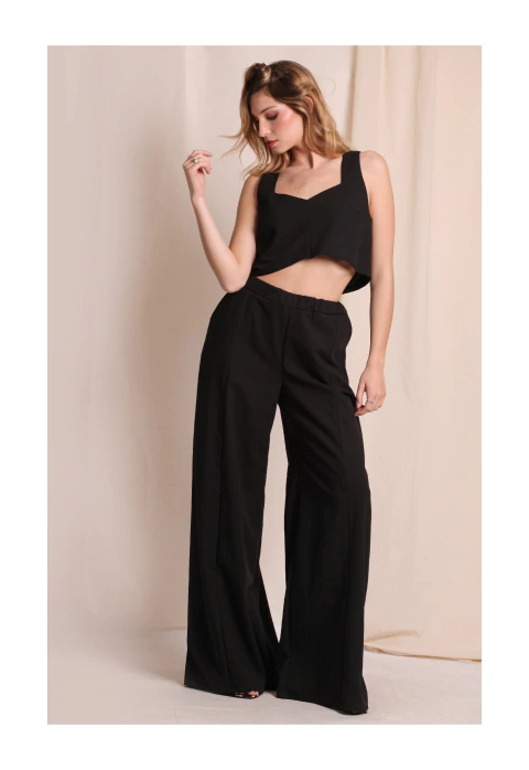 Pantalón Pentáculo Negro (Lino sastrero) - comprar online