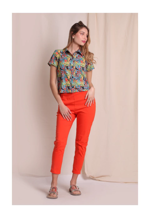 Pantalón Augurio Naranja - comprar online