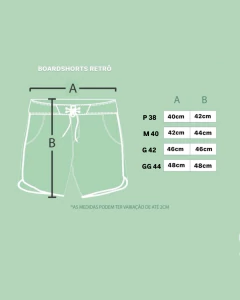 Short retrô elastano, azul marinho - comprar online