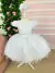 Marie Vestido Marie Branco Peito Rendado