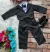 Conjunto Social Miss Cherry Meninos Terno Preto - Mirella Encanto Kids