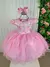 Vestido Mary Kids Jardim Encantado Rosa