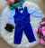 Conjunto Miss Cherry Social Colete Azul Royal - comprar online
