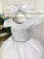 Vestido Infantil Branco C/ Renda e Cinto de Pérolas Laço - comprar online
