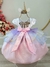 Vestido Infantil Unicórnio Colorido Luxo Festa na internet