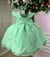 Vestido Ysa Kids Francine Verde Oliva - Mirella Encanto Kids