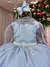 Vestido Infantil Princesas C/ Capa e Cinto de Pérolas - comprar online