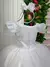 Vestido Enjoy Longo Branco Babadinho - loja online