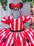 Vestido Infantil Temáticos da Gigi Minnie/Minie Vermelha - Mirella Encanto Kids