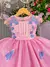 Imagem do Vestido Marie Jardim Encantado Rosa Borboletas Azul