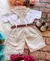 Conjunto Miss Cherry Social Linho Shorts na internet