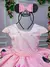 Vestido Infantil Temáticos da Gigi Minnie Minie Rosa - comprar online