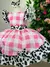 Vestido Tematicos Kids Fazendinha Rosa Vaquinha na internet