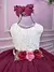 Vestido Juvenil Vila Lele Ivete Peito Off e Saia Marsala - comprar online