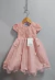 Vestido Infantil Rose Jardim Encantado Com Renda Festas - loja online