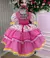 Vestido Bella Child Junino Forró Junino Rosa na internet