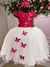 Vestido Juvenil - Midi Vila Lele Sabrina Pink e Off na internet