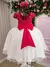 Vestido Juvenil - Midi Vila Lele Sabrina Pink e Off - loja online