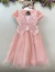 Vestido Infantil Rose Jardim Encantado Com Renda Festas - comprar online