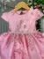 Vestido Marie Jardim Encantado Luxo Rosa Chiclete - comprar online
