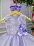 Vestido Vila Lele Jardim Encantado Flora Lilas - comprar online