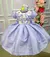 Vestido Miss Sweet Jardim Encantado Lilas - Mirella Encanto Kids