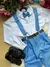 Conjunto Miss Cherry Leo Suspensorio Azul Celeste - comprar online