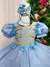 Vestido Bella Child/Fantasia Longa Princesa Azul - comprar online